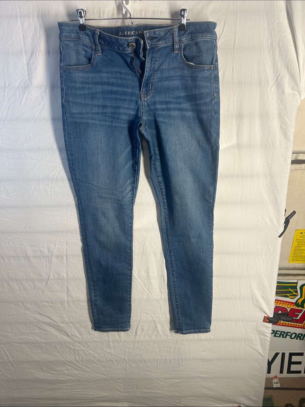 American Eagle Outfitters Women's Blue Skinny Jeans